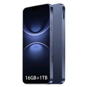 16PROMA X 16GB+1TB 6.99" HD Screen Smartphone Unlocked Cell Phone,Battery 7000mAh Unlocked The Phone, Android 14 Fingerprint Button Unlock/GPS/Dual SIM/5G/Face ID(Dark Blue)