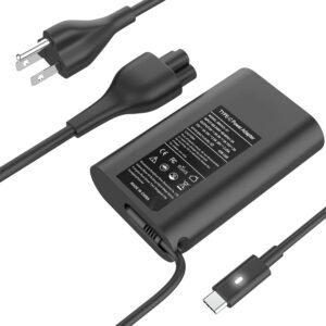 45W USB-C Laptop Charger Compatible with Dell XPS 13 9315 9300 9310 9360 9365 9370 9380 Latitude 5175 5285 5289 5290 7200 7210 7370 9350 AC Power Adapter Power Cord Type-C