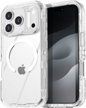 AICase for iPhone 17 Pro Max Case Clear with Magsafe Heavy Duty Drop Protection Full Body Rugged Shockproof/Dust Proof Triple Layer Transparent Military Protective Tough Durable for 17 ProMax 6.9"_1