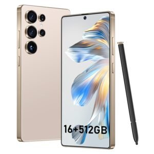 BXV I25 Ultra 16+512GB Smartphone - 7000mAh Battery, 6.99-inch Display, Built-in Pen, Android 14, Snapdragon 8 Gen3, 68MP+108MP Camera Outperform Competitors in Speed & Power (Desert Titanium)