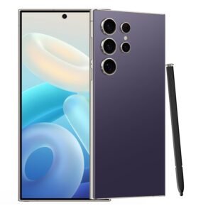 C24 Ultra 5G Smartphone, 16+512GB Unlocked Phone,48+108MP Zoom Camera，6800mAh 6.8" HD Screen Unlocked Cell Phone, 16+512GB Android14.0,Face ID/Fingerprint Lock/GPS (Deep Purple)