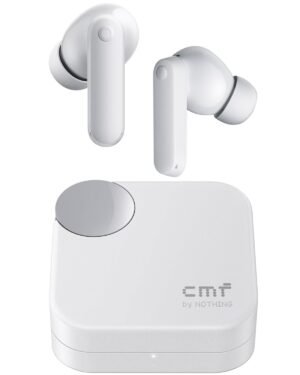 CMF Buds 2a Wireless Earbuds 2025 New Active Noise Cancelling 42dB Hybrid ANC Bluetooth Headphones, 12.4mm Dynamic Driver for Big Bass, 4 Mic Clear Call, Sport Ear Buds for iPhone, Android, Light Grey
