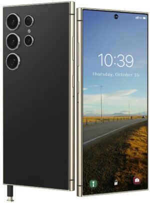 I24 Ultra 5G Unlocked Cell Phone - 6.8" HD+ Display, 8GB+256GB, 6800mAh Battery, Android 13 Smartphone with Stylus Pen, 108MP Camera, Dual SIM, Face ID (Black)