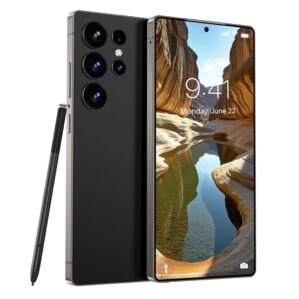 I25 Ultra 5G Unlocked Phone, Android 14 Smartphone, 12+512GB, 6.9" HD Screen, Cell Phone Battery 7000mAh, Built in Pen The Phone, Dual SIM/Face ID/Fingerprint Lock/GPS (Black, 12+512)
