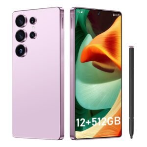 I25 Ultra: 6.99" FHD+ Android 14 Smartphone | 12GB+512GB | 108MP+68MP Camera | 7000mAh Battery | Built-in Stylus Pen | Blazing Fast Performance (Pink)