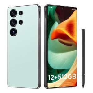 I25 Ultra: 6.99" FHD+ Android 14 Smartphone | 12GB+512GB | 108MP+68MP Camera | 7000mAh Battery | Built-in Stylus Pen | Blazing Fast Performance (Cyan)