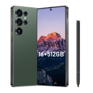 I25 Ultra Flagship Killer Smartphone - Snapdragon 8 Gen 3, 16GB+512GB, Massive 6.99" FHD+ Display, 108MP+68MP Pro Cam, 7000mAh 2-Day Battery, Android 14, Includes Stylus Pen (Green)