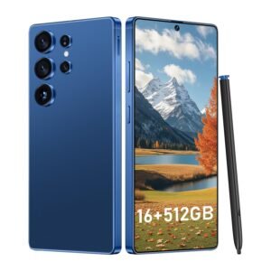 I25 Ultra: Powerhouse 16GB/512GB, 2-Day 7000mAh Battery, Huge 6.99" Android 14 Phone w/Built-in Stylus - Your All-in-One Device The Superior Choice (Blue)