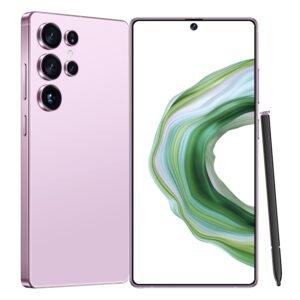 I25 Ultra Smartphone 12+512GB | Android 14 | Snapdragon 8 Gen 3 | 68MP+108MP Dual Camera | 7000mAh Battery | 6.99" FHD+ Display | Outperform Competitors in Speed & Power (Pink)