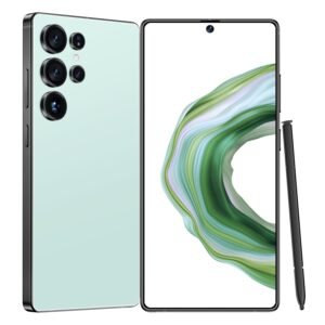 I25 Ultra Smartphone 12+512GB | Android 14 | Snapdragon 8 Gen 3 | 68MP+108MP Dual Camera | 7000mAh Battery | 6.99" FHD+ Display | Outperform Competitors in Speed & Power (Cyan)