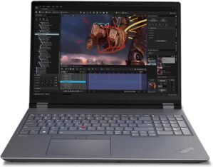 Lenovo ThinkPad P16 Gen 2 21FA002TUS 16" Mobile Workstation - WQXGA - 2560 x 1600 - Intel Core i7 13th Gen i7-13700HX Hexadeca-core (16 Core) - 32 GB Total RAM - 1 TB SSD - Villi Black, Storm Gray