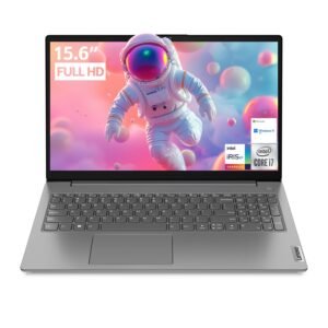 Lenovo V15 Laptop for Business, Home, Student | 15.6" FHD Anti-Glare Display | Intel Core i7-1255U | 16GB RAM | 512GB SSD | HDMI | Type-C | RJ-45 | Numeric Keypad | Webcam | Wi-Fi 6 | Windows 11 Pro