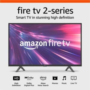 Like-New Amazon Fire TV 32" 2-Series (newest model), HD smart TV with Fire TV Alexa Voice Remote, stream live TV without cable