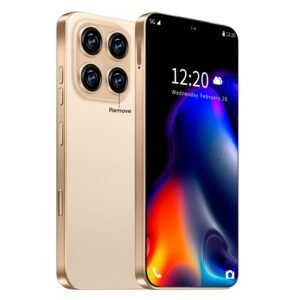 MMY 16 Ultra Unlocked Cell Phone,6.99" HD Screen Unlocked Phones,12+512GB Android 14 7000mAh Long Battery Life Smartphone,5G/Dual SIM/Fingerprint Button Unlock/Photos/Face ID (Gold)