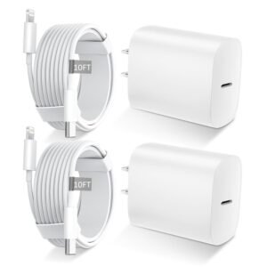 Phone 14 13 12 11 Fast Charger,10FT Long Fast Charging Lightning Cable with 20W USB C iPhone Charger Type C Charger Block for iPhone 14/14 Pro Max/13/13 Pro Max/12/12 Pro Max/11/11Pro/XS/Max/XR/X,iPad