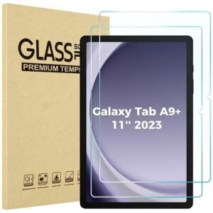 ProCase 2 Pack Screen Protector for Galaxy Tab A9 Plus 11 Inch 2023, HD Tempered Glass 9H Film Guard for 11" Tab A9+ 5G Tablet (SM-X210/X216/X218)