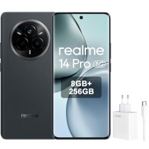 realme 14 Pro Dual-SIM 256GB ROM + 8GB RAM (GSM Only | No CDMA) Factory Unlocked 5G Smartphone (Suede Grey) - International Version