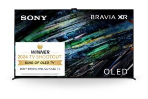 Sony QD-OLED 65 inch BRAVIA XR A95L Series 4K Ultra HD TV: Smart Google TV with Dolby Vision HDR and Exclusive Gaming Features for The PlayStation® 5 XR65A95L- Latest Model,Black
