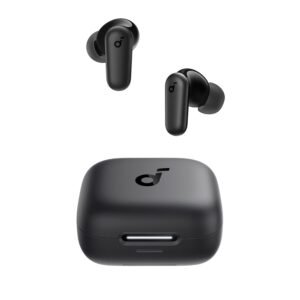 Soundcore P30i by Anker Noise Cancelling Earbuds, Strong and Smart Noise Cancelling, Powerful Bass, 45H Playtime, 2-in-1 Case and Phone Stand, IP54, Wireless Earbuds, Bluetooth 5.4 (Black)