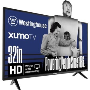 Westinghouse 32-inch Smart TV, HD Xumo TV with Voice Remote, Flat Screen Television w/Dolby Atmos, Blueooth, Apple AirPlay, Wi-Fi & Mobile Connectivity