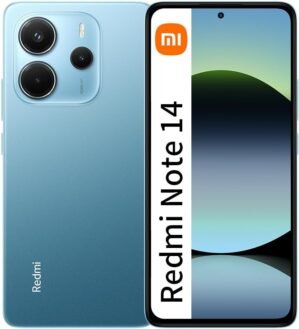 Xiaomi Redmi Note 14 4G LTE (for Tmobile Mint Tello Global) (256GB + 8GB) 6.67" 120Hz 108MP AI Camera Global Version Dual Sim (Ocean Blue)