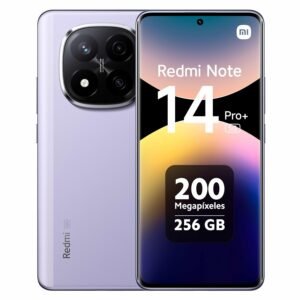 Xiaomi Redmi Note 14 Pro+ Plus 5G + 4G LTE (for Tmobile Mint Tello & Global) (256GB + 8GB) NFC 6.67" 120Hz 200MP Pro AI Camera Model 24115RA8EG Unlocked Dual Sim (Lavender Purple)