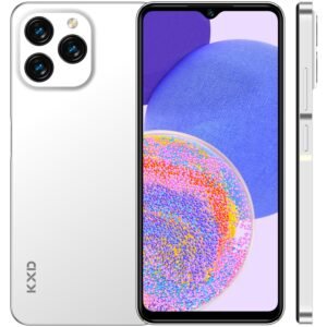 A07 Unlock Cell Phone, Android 12 Unlocked Phone, 4500mAh 10W Fast Smartphones, 13MP+8MP, 6.52 Inch HD+, 4GB + 64GB/SD 256GB Mobile Phone, Fingerprint/Face ID, 4G Dual SIM Phone - White