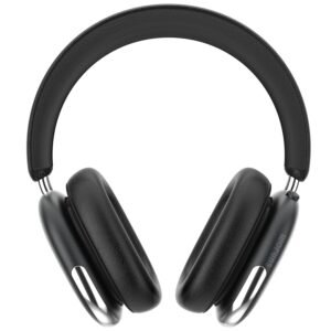 Freepods 120H Playtime Bluetooth ANC/ENC Pro-Level Active Noise Cancelling Over-Ear Headphones Wireless, Headphones with Built-in Microphone Type-C Charging for Call Travel Sports Gym (Black)