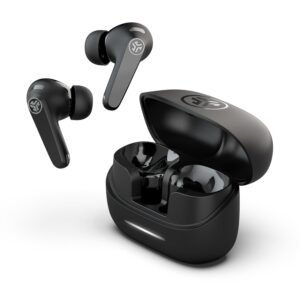 JLab JBuds Pods ANC True Wireless Bluetooth Earbuds, Hybrid Active Noise Canceling, 56+ Hours Playtime, Clear calls, Custom Sound via App, Wireless Charging, Bluetooth Multipoint, Be Aware Mode, Black