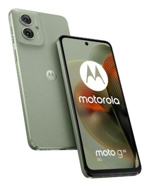 Motorola Moto G55 Dual-SIM 256GB ROM + 8GB RAM (GSM Only | No CDMA) Factory Unlocked 5G Smartphone (Smoky Green) - International Version