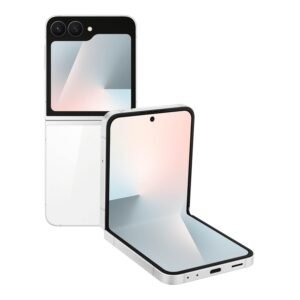 Samsung Galaxy Z Flip7 FE Cell Phone, 256GB AI Smartphone, Unlocked Android, Long Battery Life, 2025, US 1 Yr Manufacturer Warranty, White