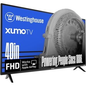 Westinghouse 40-inch Smart TV, FHD 1080P Xumo TV w/Voice Remote, Flat Screen Television w/Dolby Atmos, Blueooth, Apple AirPlay, Wi-Fi & Mobile Connectivity