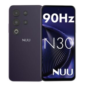 NUU N30 Cell Phone Unlocked for T-Mobile, Mint, Metro, Qlink, Tello 6GB/128GB, Teen Phone, Dual SIM 4G, Octa-Core 6.7" 90Hz HD+, Any Parental APP, Unlocked Android Phones, Purple, 1 Year US Warranty