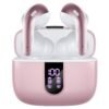 TAGRY Bluetooth Headphones True Wireless Earbuds 60H Playback LED Power Display Earphones with Wireless Charging Case IPX5 Waterproof in-Ear Ear buds with Mic for TV Smart Phone Laptop Computer Sports