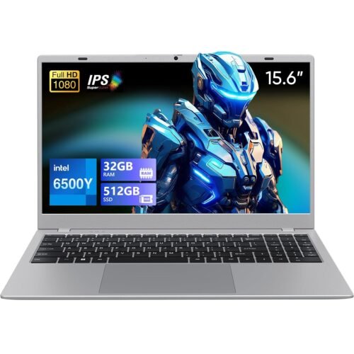 15.6 IPS-FHD-Laptop, 32GB RAM 512GB SSD 6500Y (up to 3.4GHz), Multi-Ports Lightweight