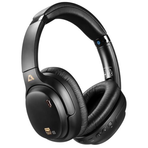 1Mii E700 Wireless Bluetooth Over Ear Headphones with Active Noise Canceling, Hi-