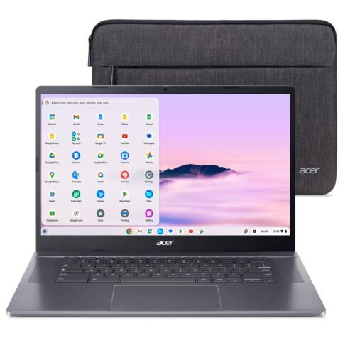 acer Chromebook Plus 515 Laptop with Google AI – 15.6″ Full HD 1920 x 1080 IPS Touch Display |