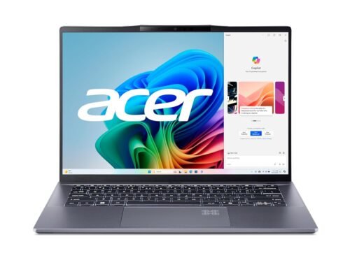 Acer Swift Go 14 AI Copilot+ PC | 14.5″ 2.5K 120Hz Display | Unlock AI Experiences | Snapdragon X Plus 8-Core Processor | 16GB RAM | 1TB Gen 4 SSD | Wi-Fi 7 | Windows 11 Home | SFG14-01-X00