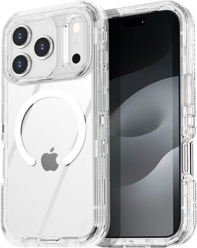 AICase for iPhone 17 Pro Max Case Clear with Magsafe