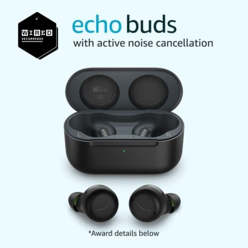 Amazon Echo Buds with Active Noise Cancellation (newest model), Wired