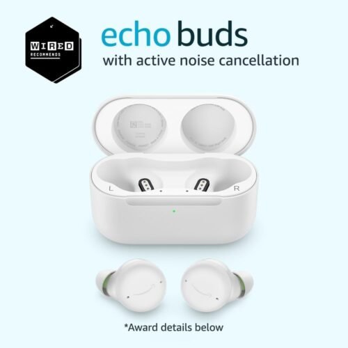 Amazon Echo Buds with Active Noise Cancellation (newest model), Wireless