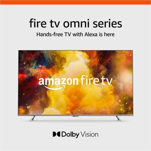Amazon Fire TV 65″ Omni Series, 4K UHD smart TV with Dolby Vision, hands-free with