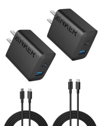 Anker iPhone 17/16 Charger, 2-Pack 20W Fast USB C