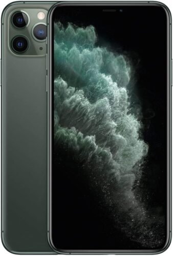 Apple iPhone 11 Pro Max, US Version, 64GB, Midnight Green – Unlocked (Renewed)