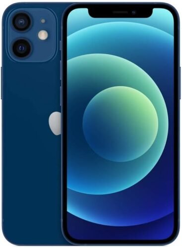 Apple iPhone 12 Mini, 64GB, Blue – Unlocked (Renewed)