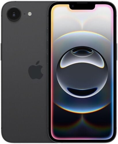 Apple iPhone 16e, 128GB, eSIM, Black- Unlocked (Renewed Premium)