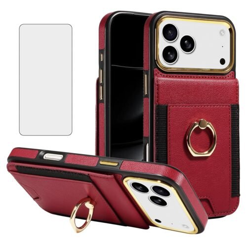 Asuwish Phone Case for iPhone 17 Pro Max 6.9 inch 2025 Wallet Cell Cover with