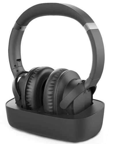 Avantree Ensemble – Wireless Headphones for TV Watching for Seniors with Clear Voice,