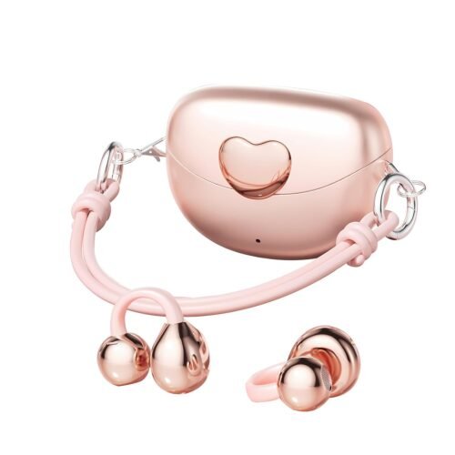 Clip On Earbuds M106 Open Ear Headphone Sport, Bluetooth 5.4 Earbud, Noise Cancelling Mic,Light Weight Comfortable Fit,Suitable for Running (Pink) Brand: WUYUEGE