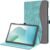 Fintie Case for Samsung Galaxy Tab A9 Plus/A9+ 5G 11″ 2023 Model | Multi-Angle Smart Stand | Back Cover with Pocket | Auto Wake/Sleep Feature | Compatible with SM-X210/X216/X218 | Turquoise Color